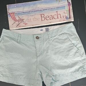 Old Navy Blue Floral Shorts